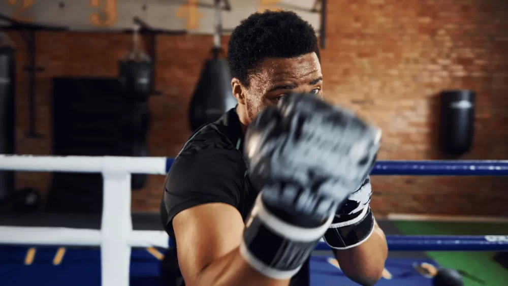 Image-of-a-man-hitting-an-uppercut-in-shadowboxing